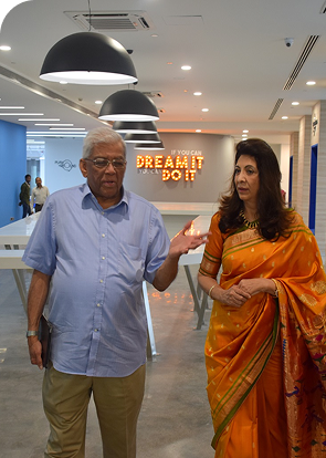 business leaders discussion in modern office workspace environment