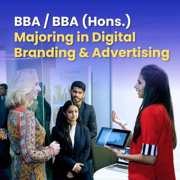BBA Business Analytics program students gaining hands-on experience in data analysis and technology