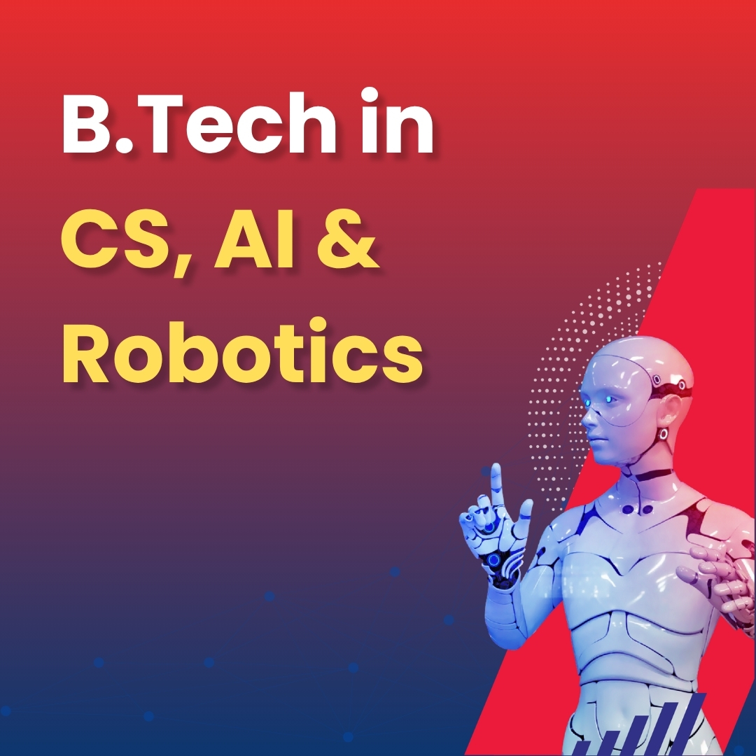 BTech AI and Robotics program showcasing humanoid robot technology