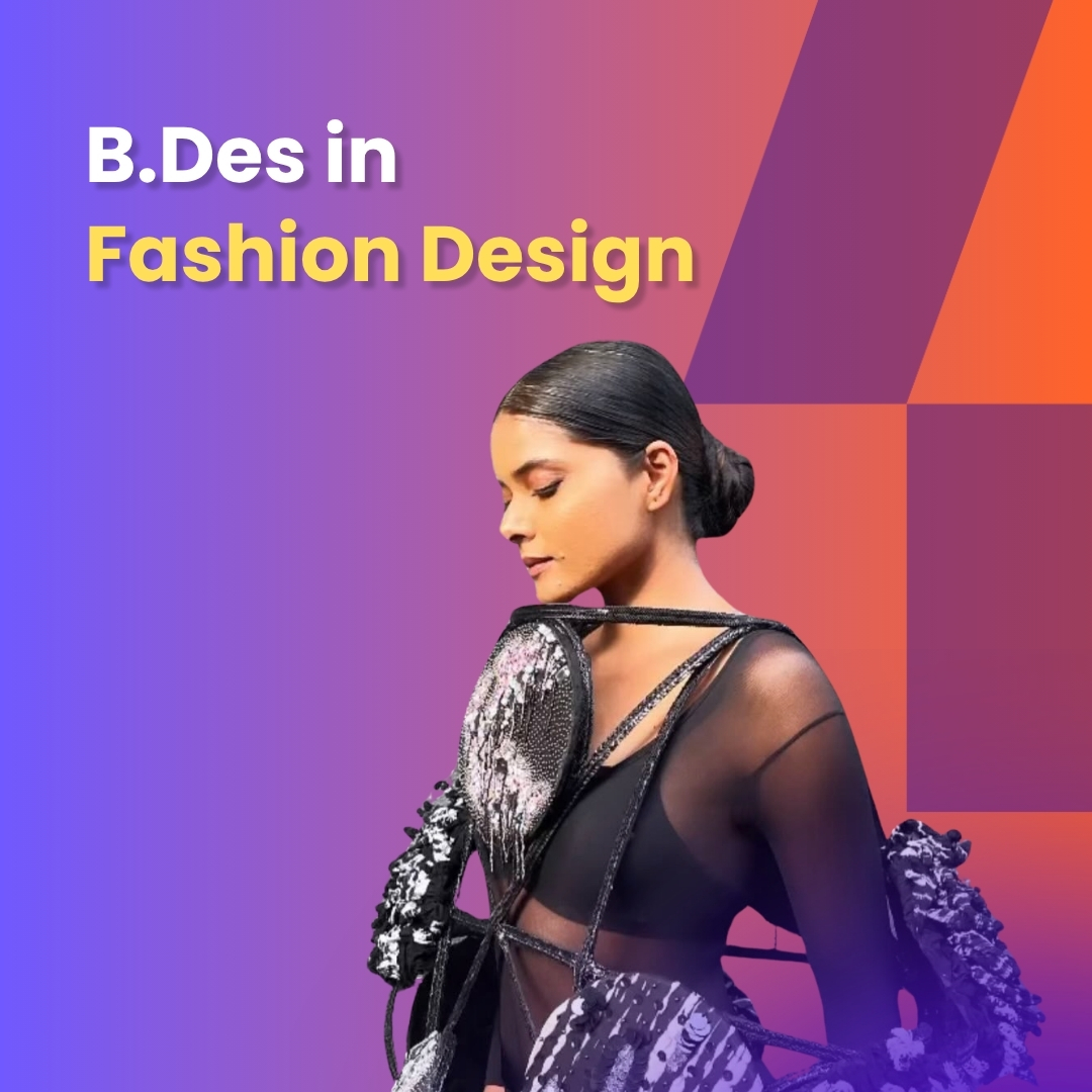 BDes Fashion Design program showcasing modern fashion design, garment styling, and creative apparel concepts