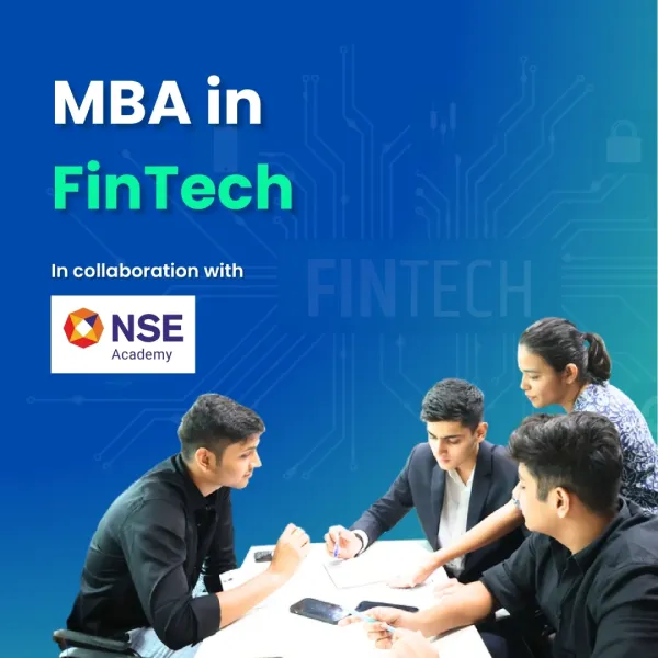 MBA FinTech program with students collaborating on financial technology and digital finance solutions