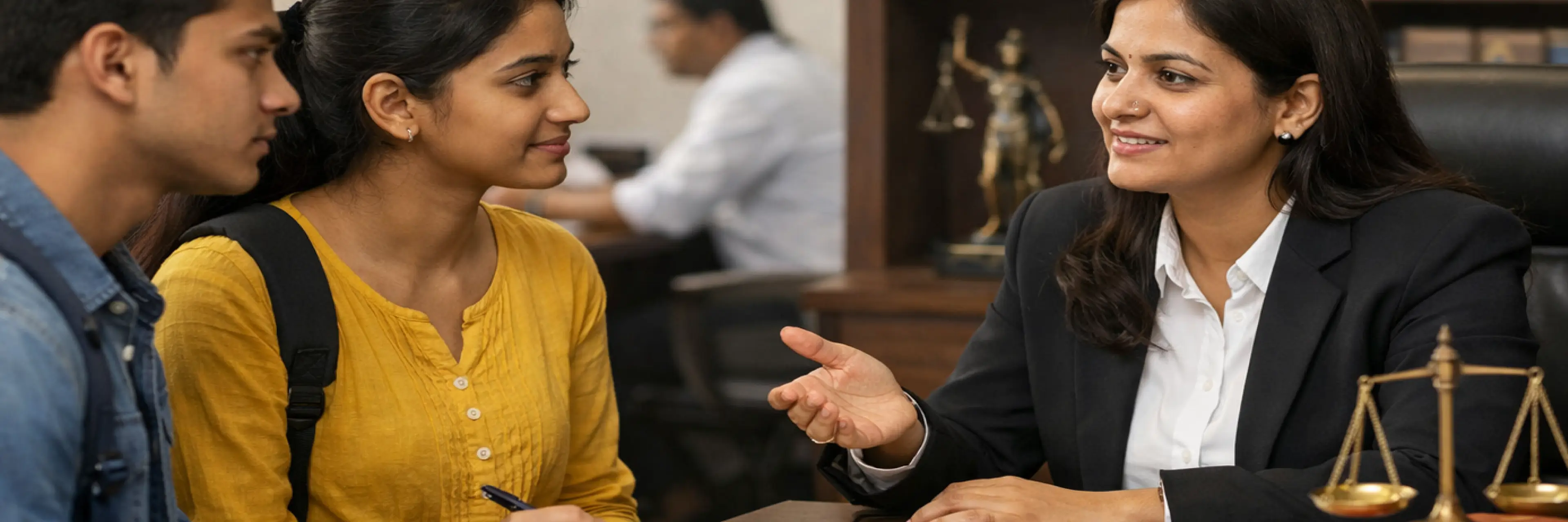 Full roadmap infographic showing how to become a lawyer in India after 12th through integrated and postgraduate LLB routes