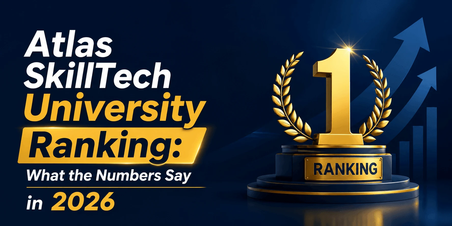 Infographic showing how to interpret ATLAS SkillTech University ranking in India 2026 including NIRF and QS ranking methodologies