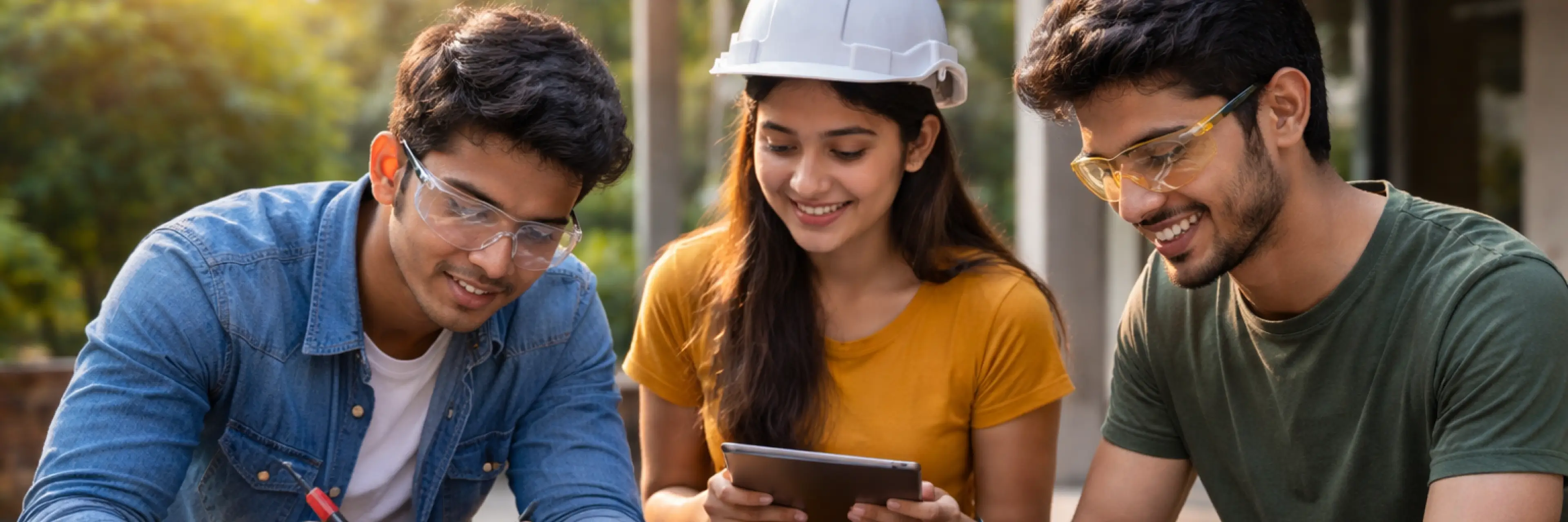 students gaining experiential learning benefits through projects