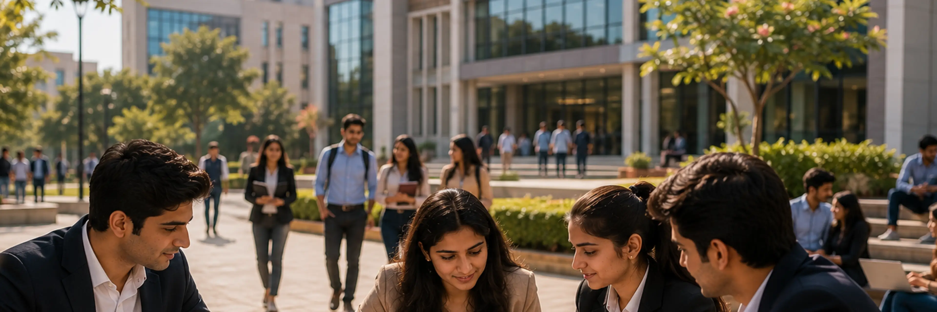 Infographic showing why professionals from engineering, commerce, science, and management are choosing LLB after graduation in India
