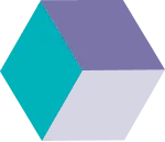 Red square decorative shape