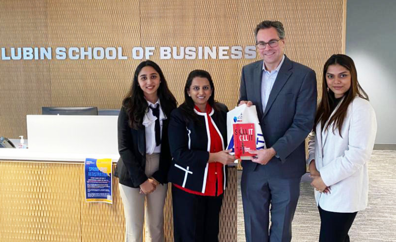 Meeting with Brian Pew, Director – Center for Global Business Programs, Lubin School of Business