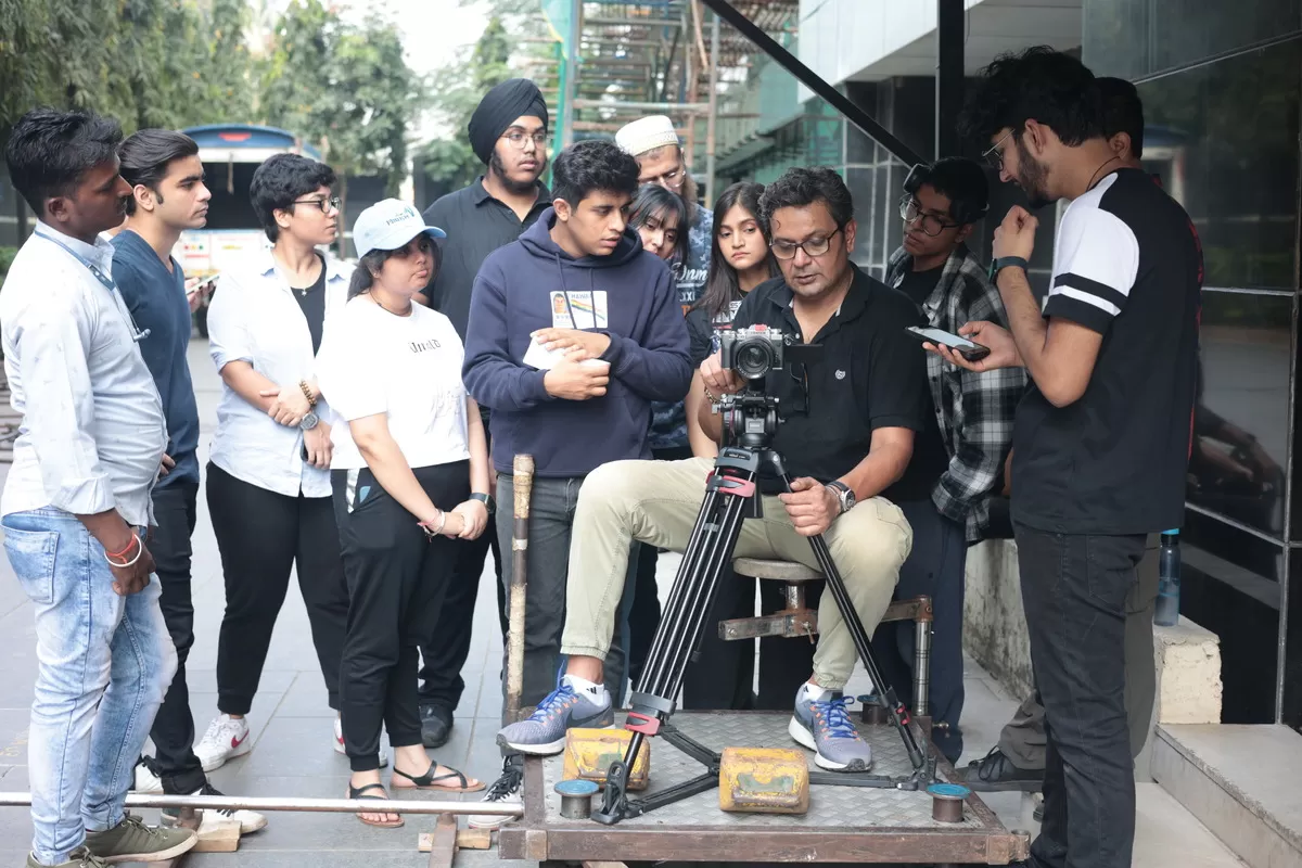 Direct insights into professional filmmaking by Prof. Dhiman Vyas