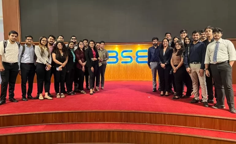 BBA students visit the Bombay Stock Exchange