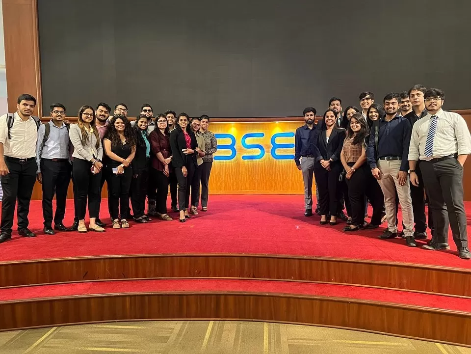 BBA students visit the Bombay Stock Exchange