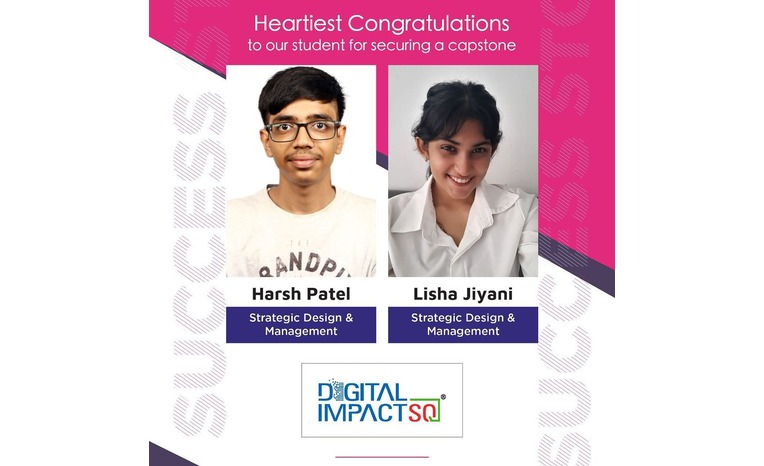 ATLAS ISDI Students secure a capstone project with Digital Impact Square, TCS Foundation Initiative