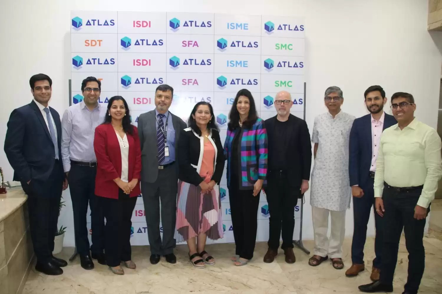 The senior leadership of Curtin University, Perth, Australia visits ATLAS