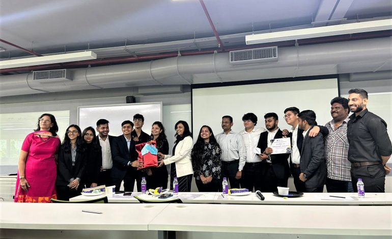 Team Spice Jet led by Het Mehta emerged as the winner in Marketing Mania