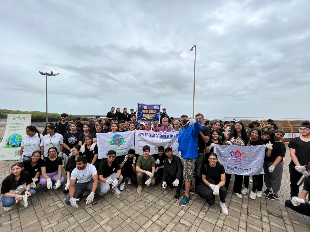 ATLAS SkillTech University’s Mega Beach and Mangrove Clean-up Initiative