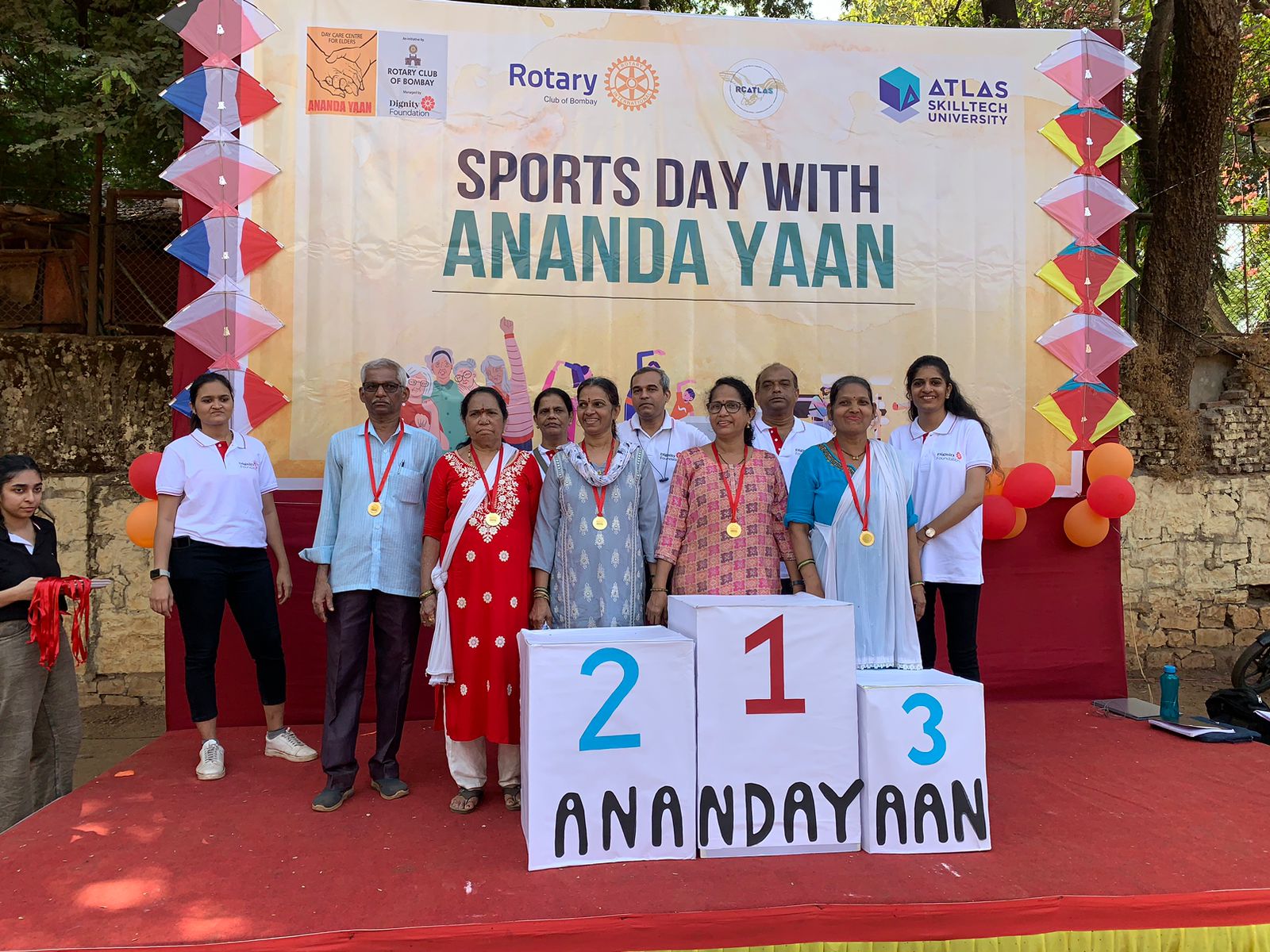 ATLAS and Rotary Club Unite for Ananda Yaan Sports Day, Bringing Joy to Senior Citizens