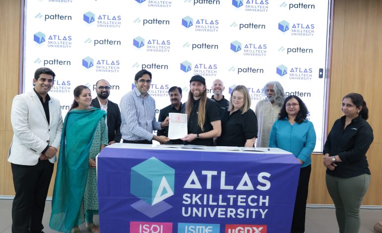 ATLAS SkillTech University’s MoU with Pattern Marks New Horizons in Internships, Placements and Research