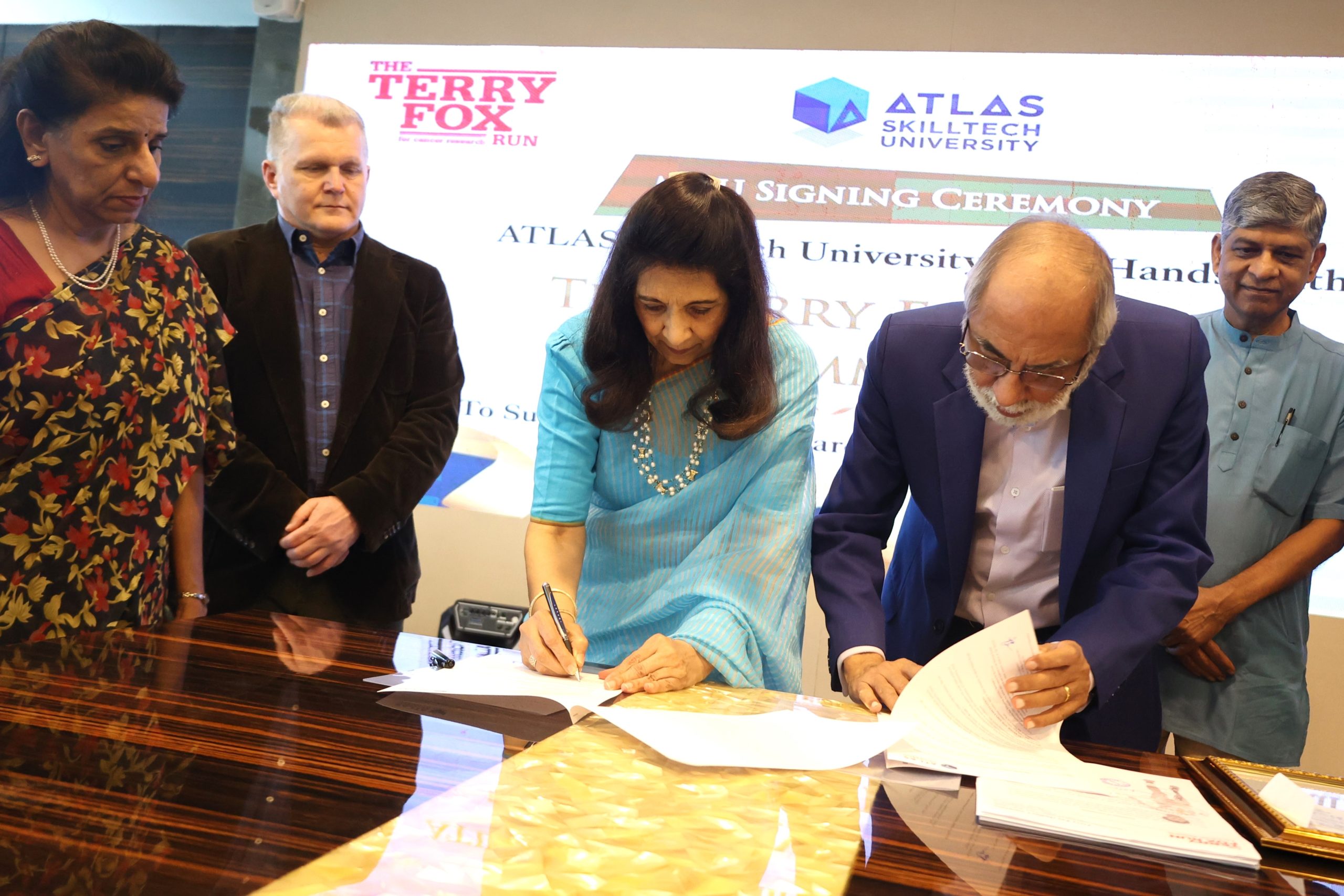 ATLAS and Terry Fox India Join Hands to Support Cancer Research, MoU Signed for Social Impact Projects