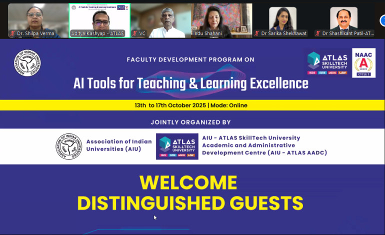 AI Tools for Teaching & Learning Excellence: A Transformative Week at ATLAS SkillTech University