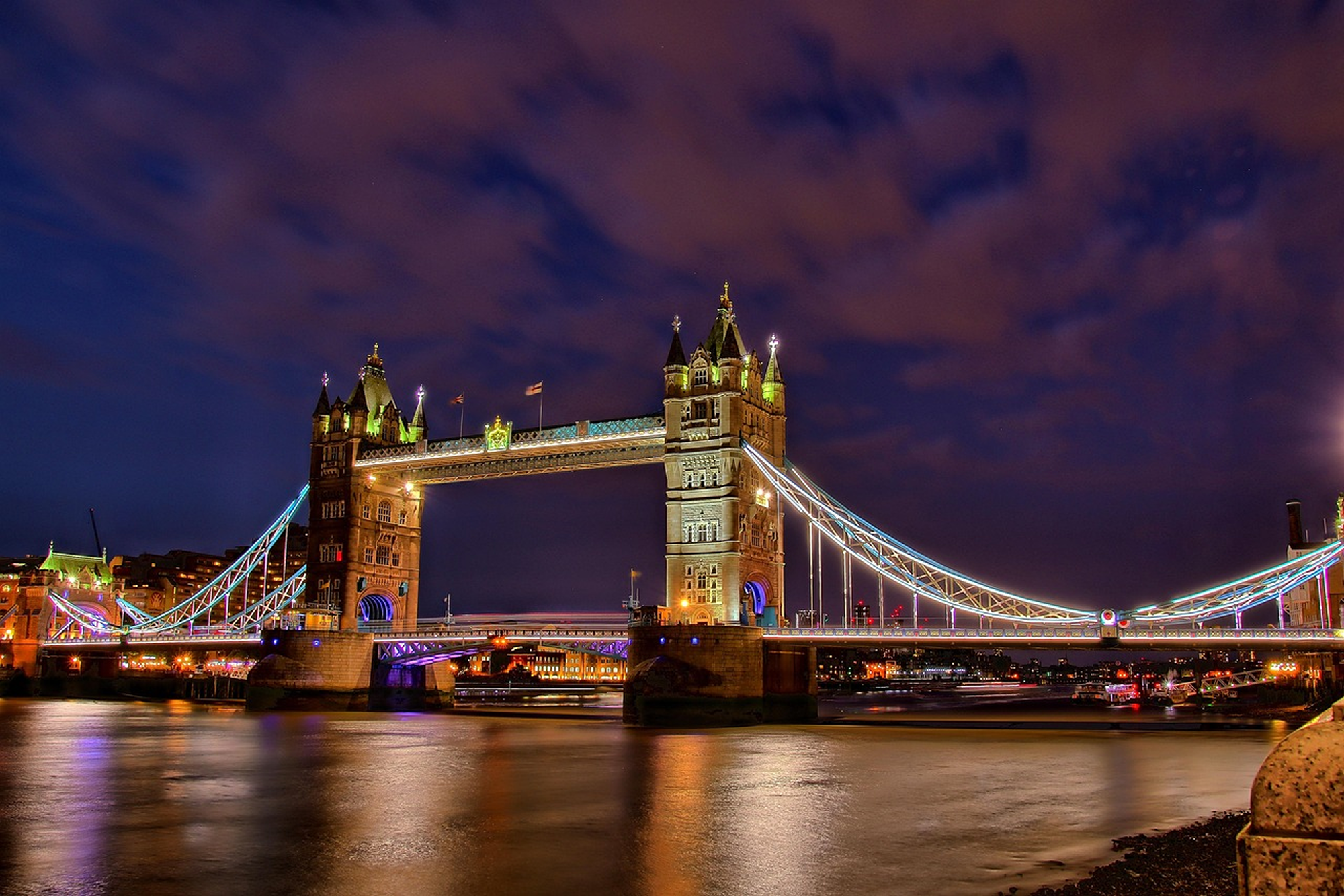 Tower Bridge London at night
