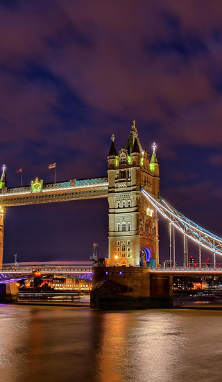 Tower Bridge London at night