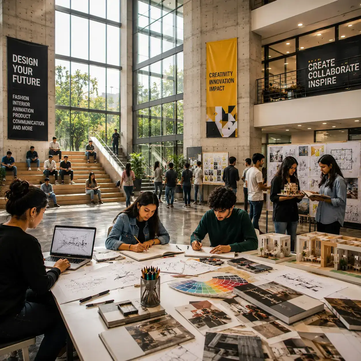 Design school in Mumbai 2026 overview covering fashion interior animation design