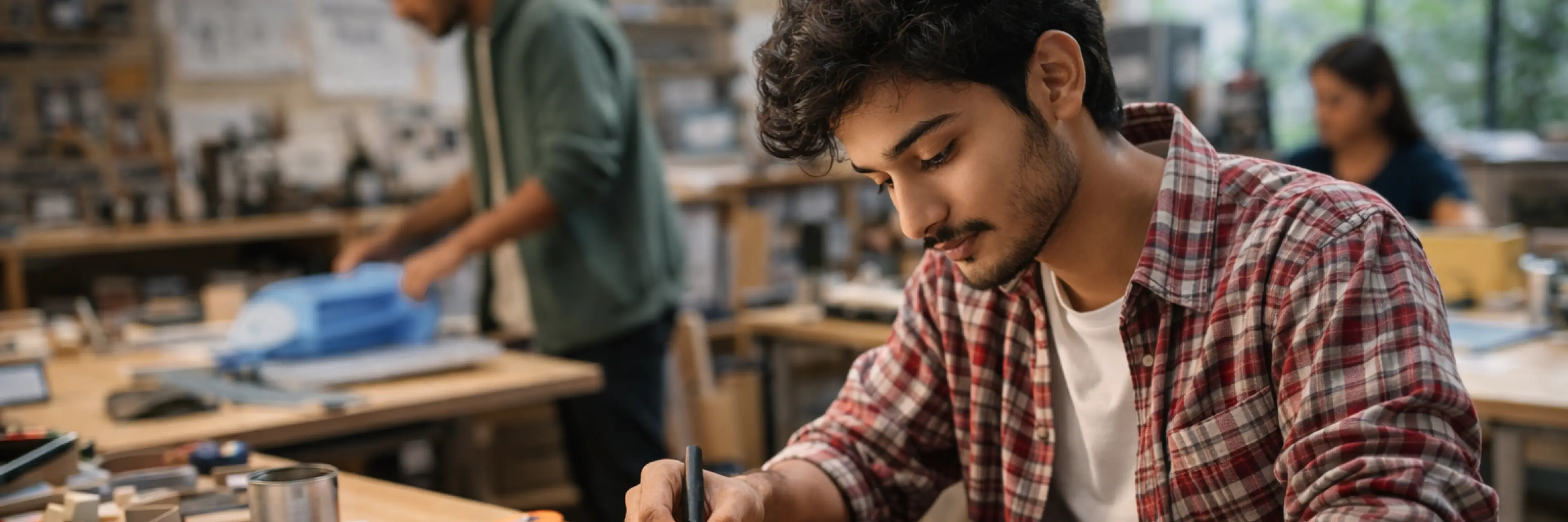 Students exploring bachelor of design product design programs at one of the best product design colleges in India