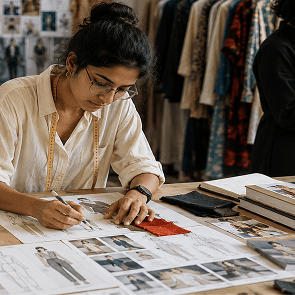 Infographic showing what a fashion styling degree trains students to observe beyond aesthetics including narrative, culture, and visual communication