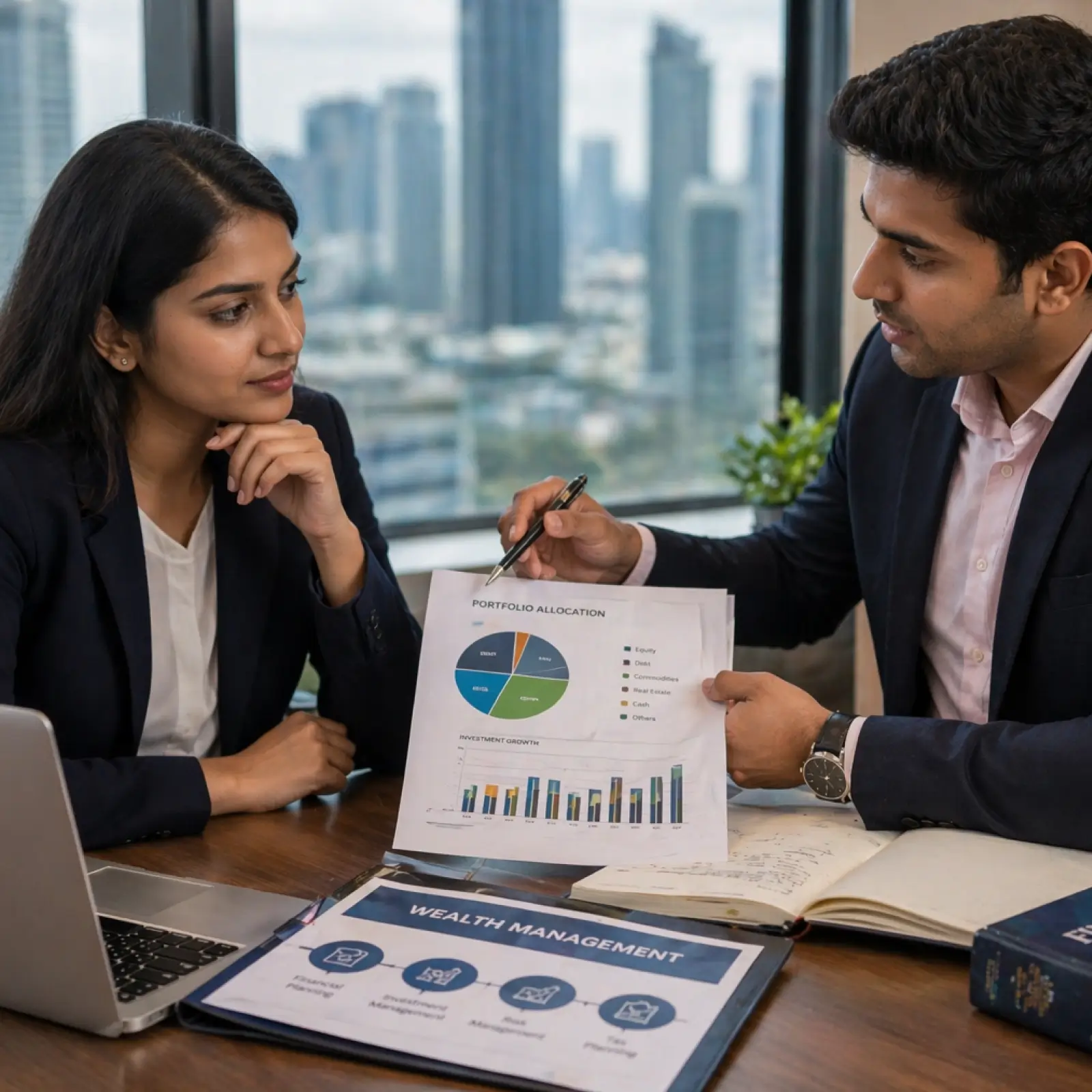 Infographic showing career paths available after completing a BBA in finance in India