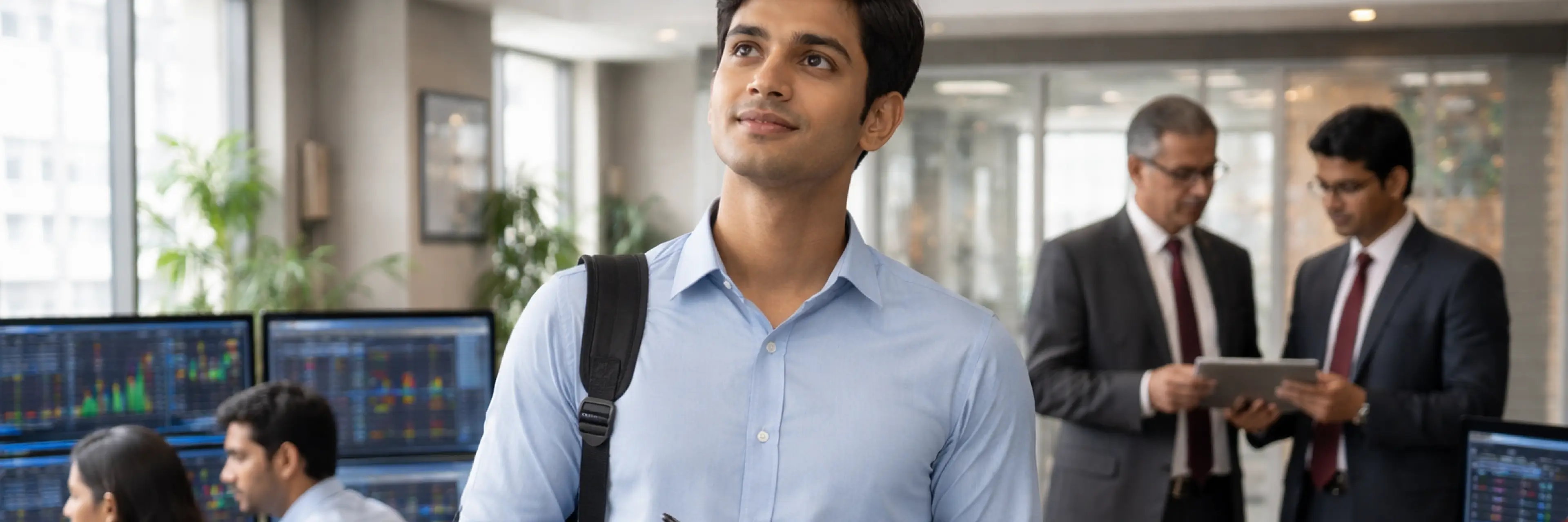 Overview graphic showing how a BBA in banking and finance connects to investment banking career pathways in India