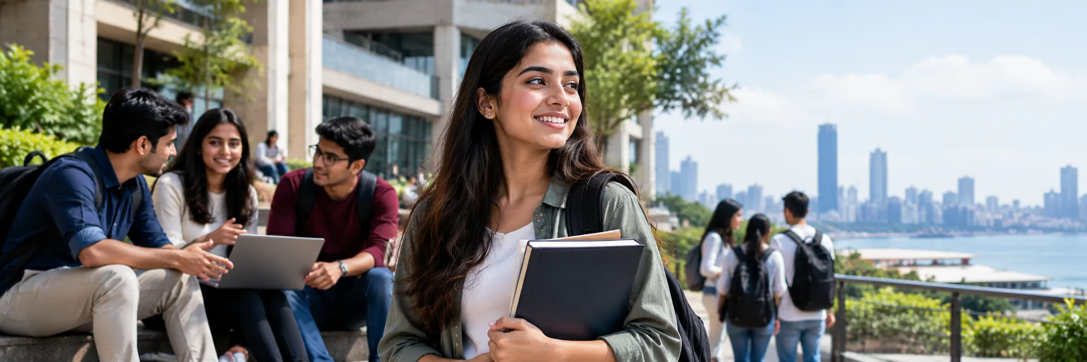 Students comparing BBA in finance colleges in Mumbai, courses and career paths