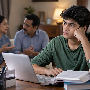 Diagram showing the five-year structure of a BBA MBA integrated course in India