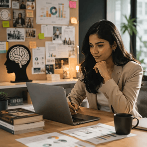 how a business psychology degree and BBA in psychology prepares students for careers in marketing, HR, consulting, and customer experience