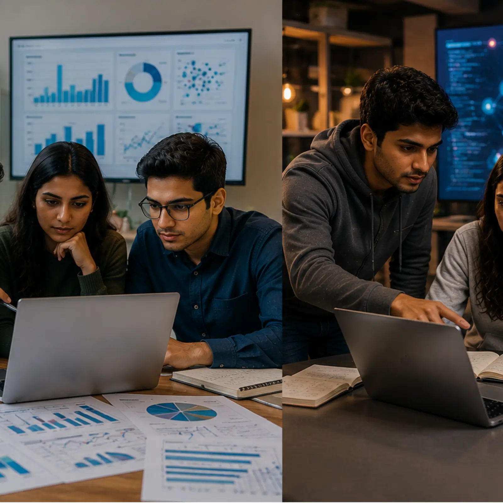 Comparing btech data science vs machine learning BTech degrees across thinking style, curriculum focus, and career outcomes