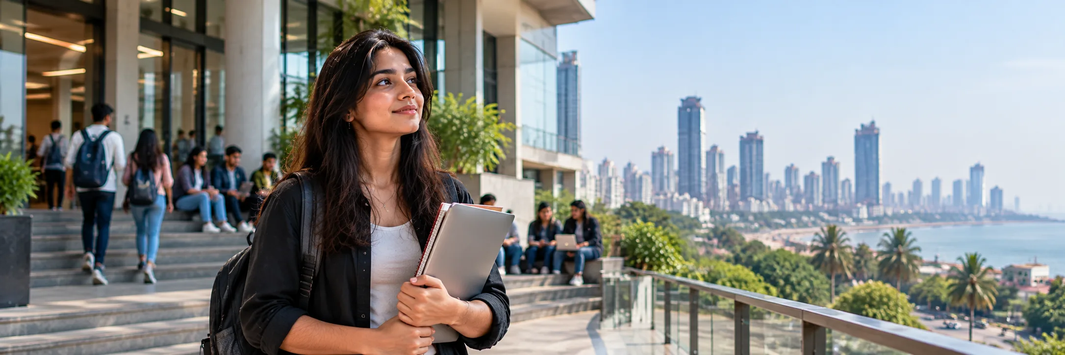 Students comparing data science colleges in Mumbai by courses, fees and placements
