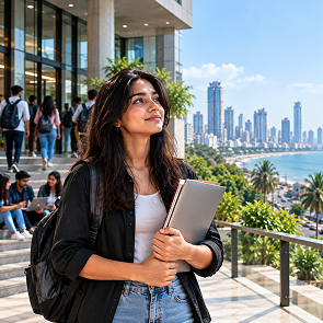 Students comparing data science colleges in Mumbai by courses, fees and placements