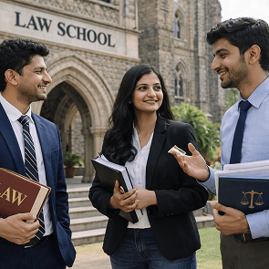 Overview of the best law school in Mumbai showing campus and legal education environment