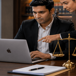 Infographic showing how legal tech India is transforming LLB law careers through AI and automation